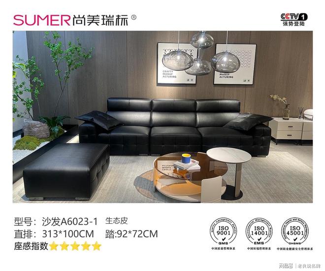：采用的生态皮材料新型皮革材料的佼佼者尊龙凯时新版APP首页佛山尚美瑞标家具(图2)